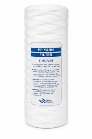 10" Big Blue PP Yarn İp Filtri 5 Mikron | BB10 Su Filtri Kartuşu