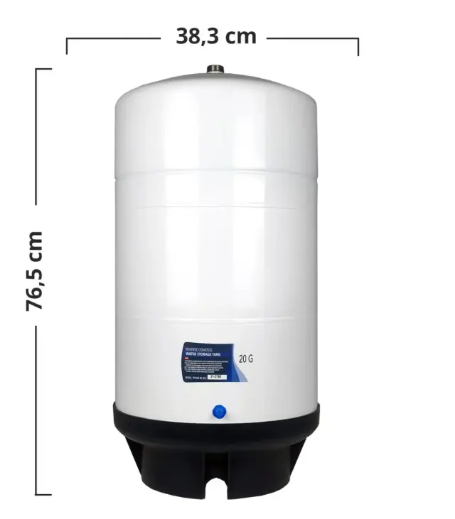 20 Gallon (20G) Metal RO Su Filtri Təzyiq Çəni