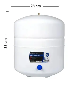 3.2 Gallon (12 Litr) Metal Su Çəni – RO Su Təmizləyici Sistemlər üçün | NSF | Filterim.az