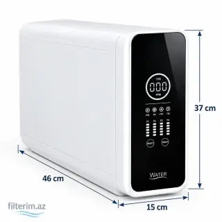 400 GPD Birbaşa Axın Su Filtri – 4 Filtrli Smart RO, TDS Ekranlı