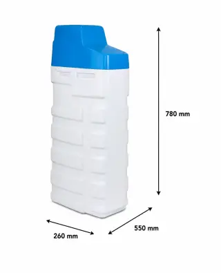 Aquatech S1-8 Avtomatik Su Yumşaldıcı - Canature BNT 650 İdarəetməli 8L Reçinəli Premium Su Yumşaltma Sistemi