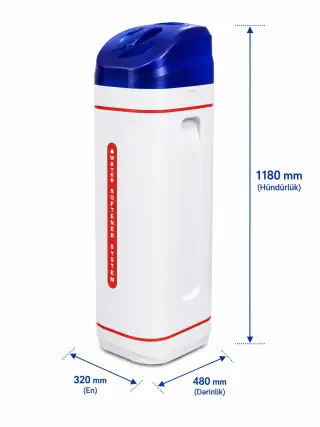 HFT BNT-30 Avtomatik Su Yumşaldıcı – Canature BNT 650 İdarəetməli 30L Reçinəli Əhəng Əleyhinə Su Yumşaltma Sistemi