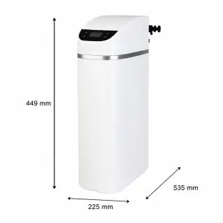 Keman Soft R1 Avtomatik Su Yumşaldıcı Sistemi - Ağıllı İdarəetmə Paneli, 5 Lt Reçinə, 0.5 m³/saat