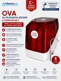 OVA Prestij 6 Filtrli Nasoslu Su Filtri – Türkiyə İstehsalı, 2.2G Metal Çənli