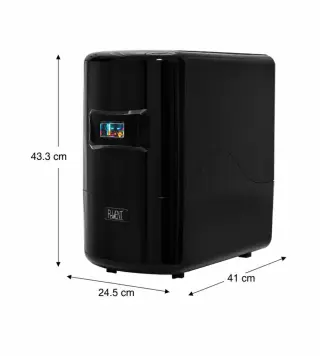 Ravent digital su filtri – 6 mərhələli, TDS ekranlı, 2.2G metal çənli, Türkiyə istehsalı premium sistem
