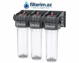 Eurofil 3-lü su filtri (filter, filtir) – mənzil giriş filtrasiya sistemi